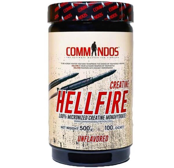 Commandos Hellfire Micronized Creatine Unflavored