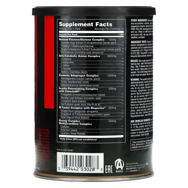 Universal Nutrition Animal Stak 21 Packs - Image 2