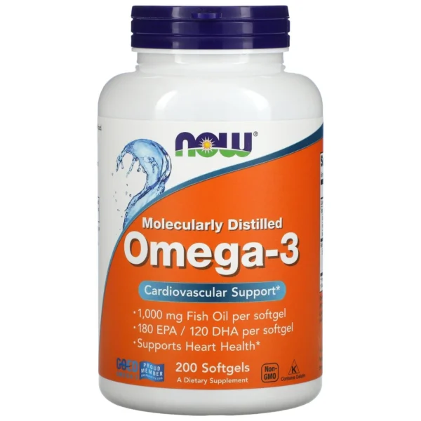 46-1536x1536.jpg Now Foods Omega-3 Fish Oil, Molecularly Distilled Softgels - Image 1