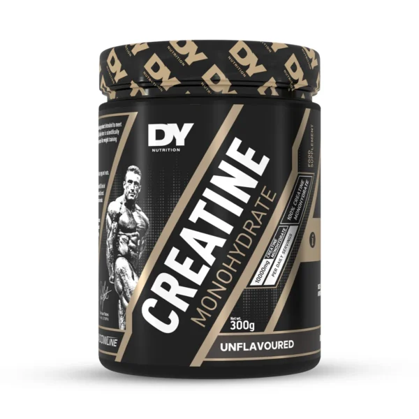 Dy-CreatinaMonohydrate_1200x DY Nutrition Creatine Monohydrate 300 gm Unflavored - Image 1