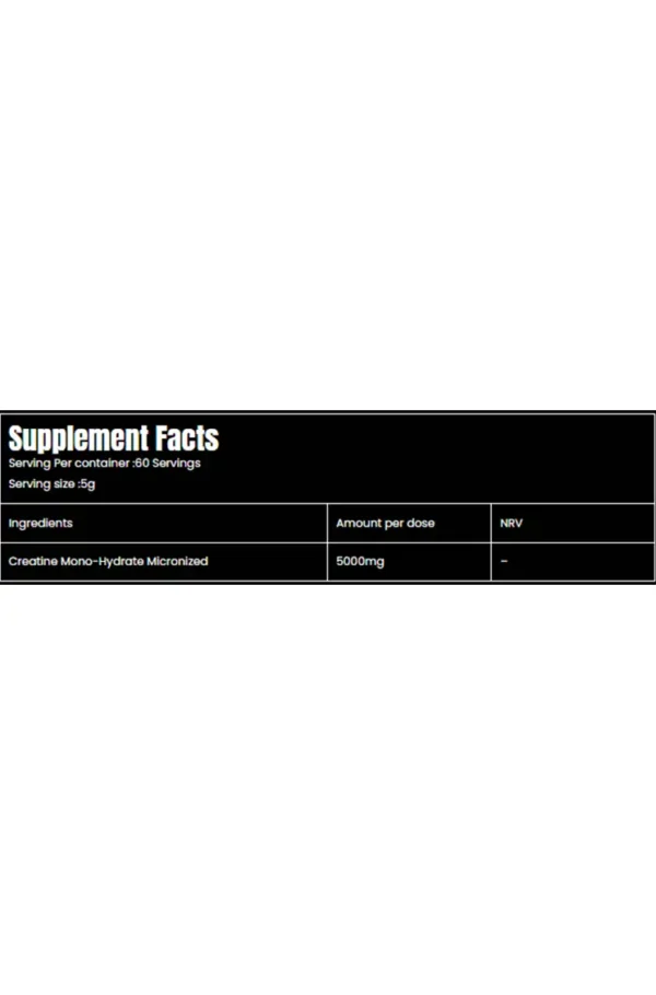Marvelous Creatine Monohydrate 60 Servings - Image 2